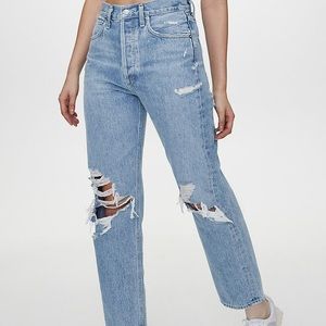 Agolde 90s midrise loose fit in fallout colour